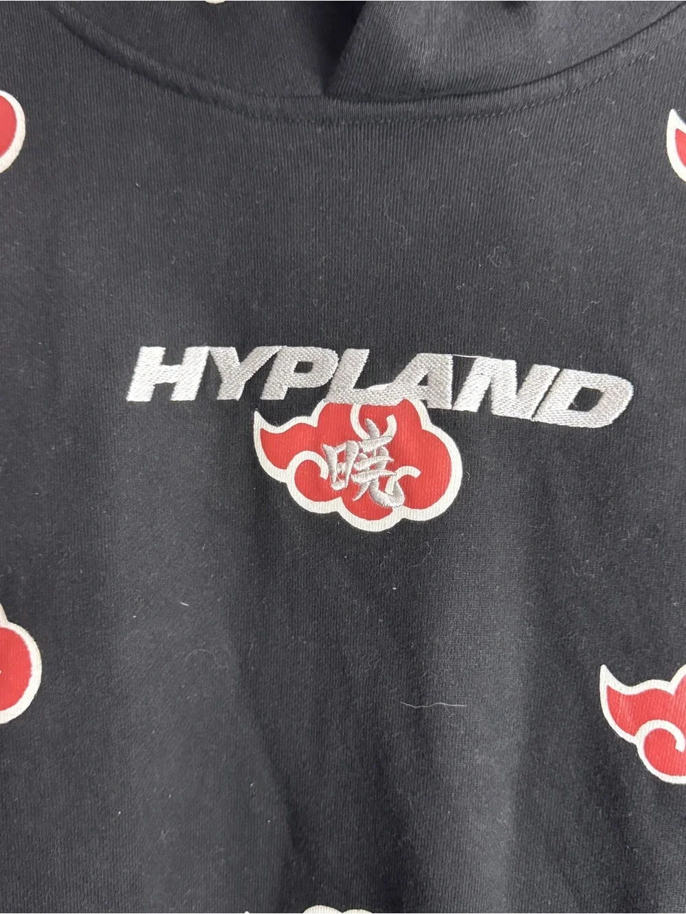 Hypland Naruto Cloud Hoodie Pullover 2002 Size Large